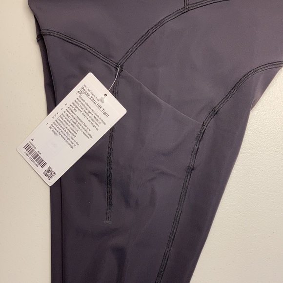 Lululemon Power Thru 25” Abrasion-resistant fabric Black 4 - Picture 14 of 15